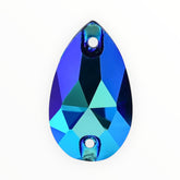 17×28mm Jet AB Teardrop AAAAA Glass Crystal – Sew-On Gems